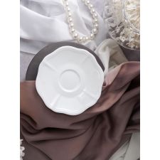 Блюдце d 12,4 см h 1,8 см, фарфор, Grazia, Casa di fortuna