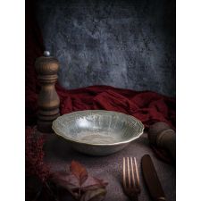 Салатник 450 мл, d 18 см, h 5 см, фарфор, Vintage, Casa di fortuna