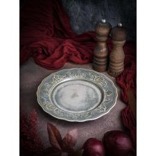 Тарелка мелкая d 23 см, h 2 см, фарфор, Vintage, Casa di fortuna