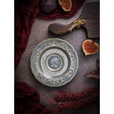 Блюдце d 15 см, h 1,8 см, фарфор, Vintage, Casa di fortuna