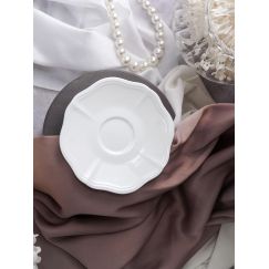 Блюдце d 12,4 см h 1,8 см, фарфор, Grazia, Casa di fortuna