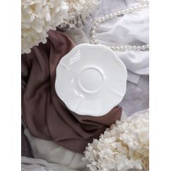 Блюдце d 16 см h 2,2 см, фарфор, Grazia, Casa di fortuna