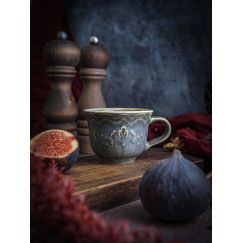 Чашка 100 мл, 9x7,3 см, h 5,5, фарфор, Vintage, Casa di fortuna