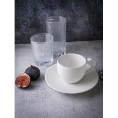 Чашка 200 мл, 11,5x8,5 см, h 7,5 см, фарфор, Linea, Casa di fortuna