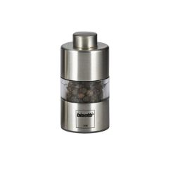 Мельница для перца h 6,5 см, акрил, нерж. сталь, прозрачная, серия ORTA MINI, Bisetti