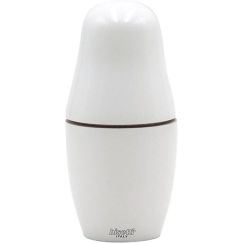 Мельница для специй "матрешка" h 15 см, бук лакированный, цвет белый, серия MATRYOSHKA, Bisetti