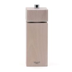 Мельница для соли h 16,5 см, бук, цвет белый, серия TRENTO, Bisetti