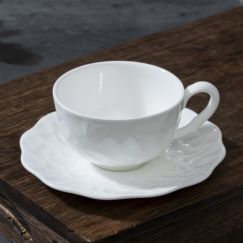 Чашка 100 мл, 9,5x7 см, h 4,5 см, костяной фарфор, Origami, Casa di fortuna