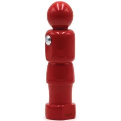 Мельница для специй "футболист" h 23 см, бук лакированный, цвет красный, серия CALCETTO, Bisetti