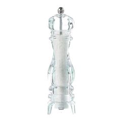 Мельница для соли h 22 см, акрил, прозрачная, серия MILANO, Bisetti