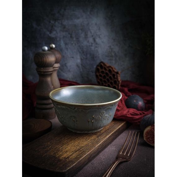 Салатник 550 мл, d 15 см, h 6,6 см фарфор, Vintage, Casa di fortuna, изображение 5