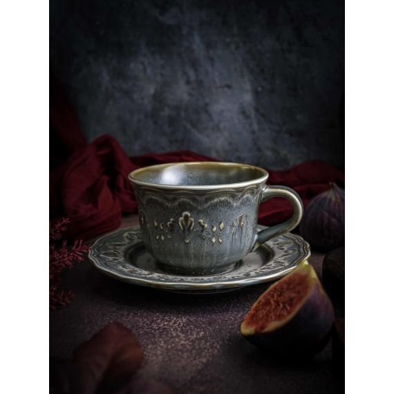 Блюдце d 15 см, h 1,8 см, фарфор, Vintage, Casa di fortuna, изображение 4