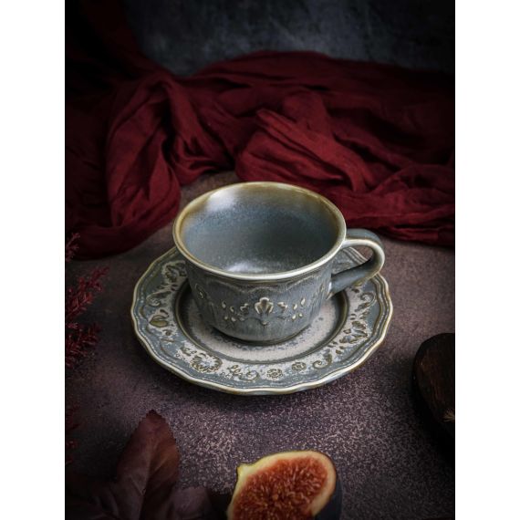 Блюдце d 15 см, h 1,8 см, фарфор, Vintage, Casa di fortuna, изображение 2