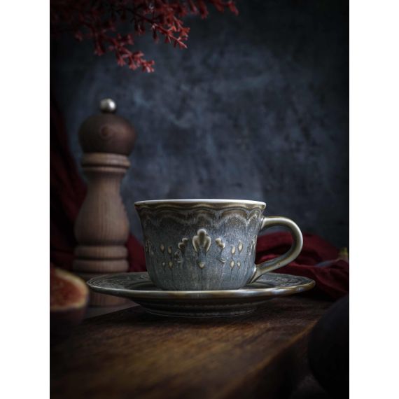 Чашка 100 мл, 9x7,3 см, h 5,5, фарфор, Vintage, Casa di fortuna, изображение 3