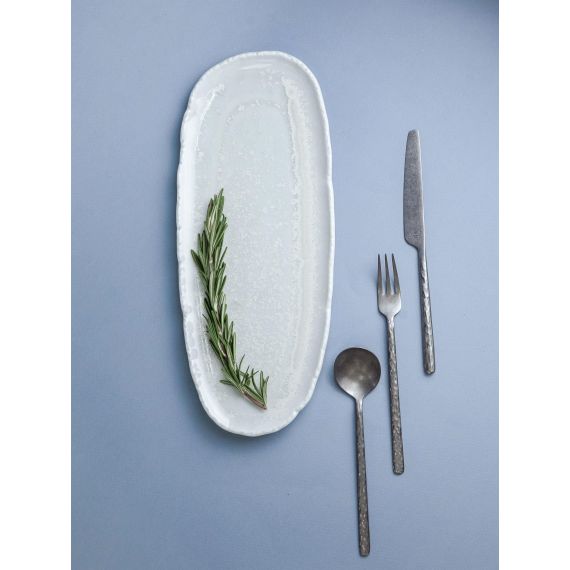 Блюдо овальное 34,5х14,5 см, h 2,4 см, Boletus Fusion, Casa di fortuna