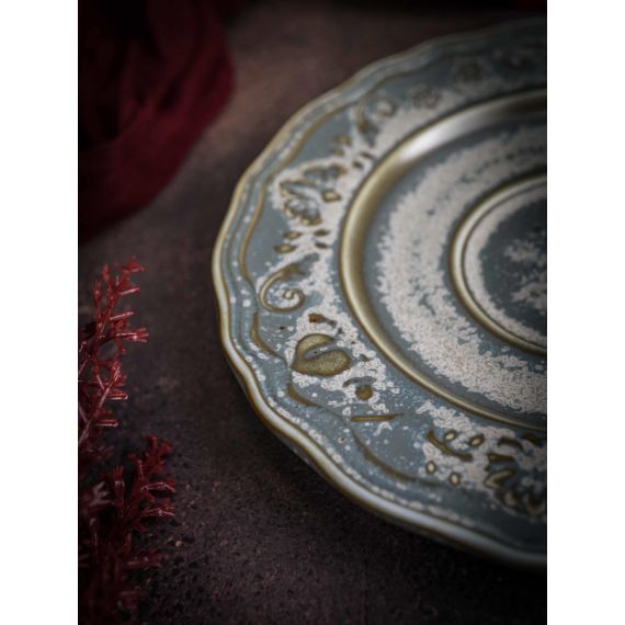 Блюдце d 15 см, h 1,8 см, фарфор, Vintage, Casa di fortuna, изображение 3