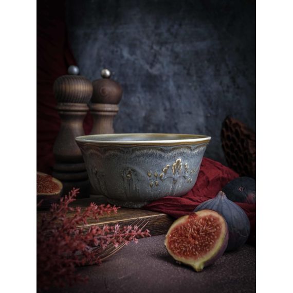 Салатник 550 мл, d 15 см, h 6,6 см фарфор, Vintage, Casa di fortuna, изображение 4