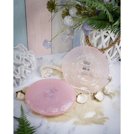 Тарелка 21,5 cм, цвет пастельно-розовый, Coralina, Casa di fortuna, изображение 2