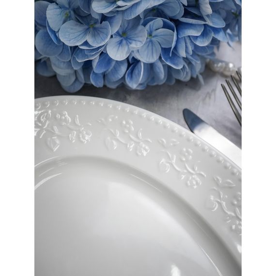 Блюдо овальное 36x26,5 см, h 3,2 см, фарфор, Primavera, Casa di fortuna, изображение 2