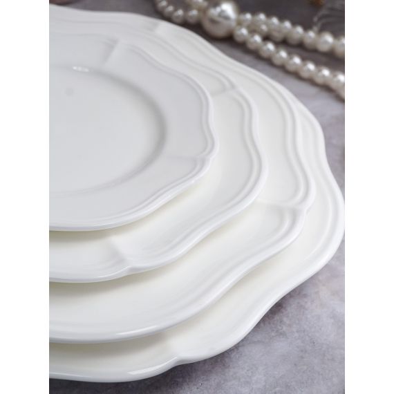 Салатник 600 мл, d 18 см, h 5,4 см, фарфор, Grazia, Casa di fortuna, изображение 17