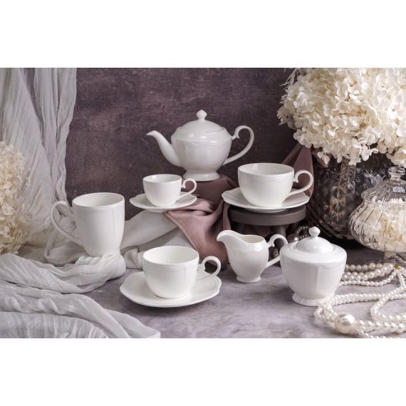 Салатник 1 л, d 21 см h 6,5 см, фарфор, Grazia, Casa di fortuna, изображение 9