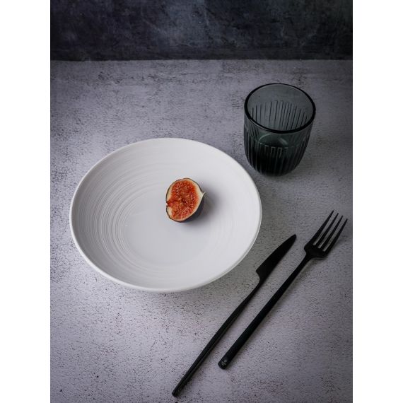 Салатник 600 мл, d 20 см, h 5,5 см, фарфор, Linea, Casa di fortuna, изображение 8