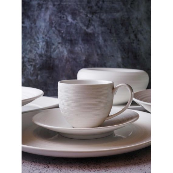 Блюдце d 16,5 см, h 2,5 см, фарфор, Linea, Casa di fortuna, изображение 3