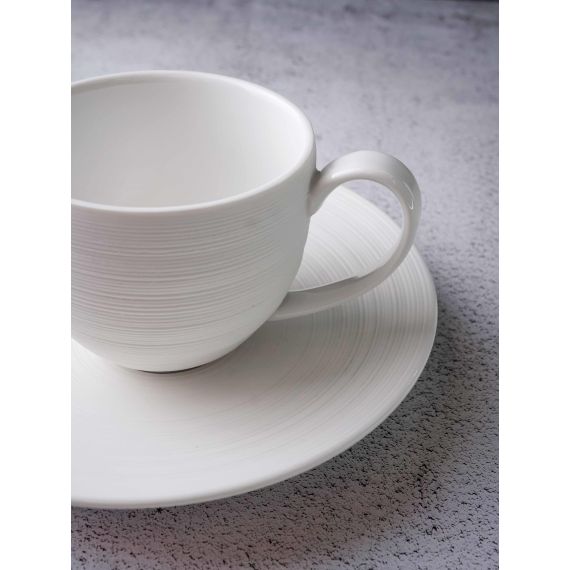 Чашка 200 мл, 11,5x8,5 см, h 7,5 см, фарфор, Linea, Casa di fortuna, изображение 3