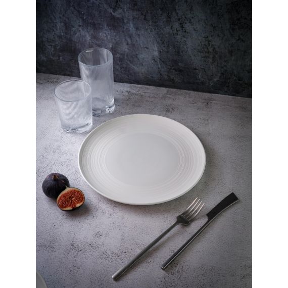 Тарелка мелкая d 26,5 см, h 2,5 см, фарфор, Linea, Casa di fortuna, изображение 7