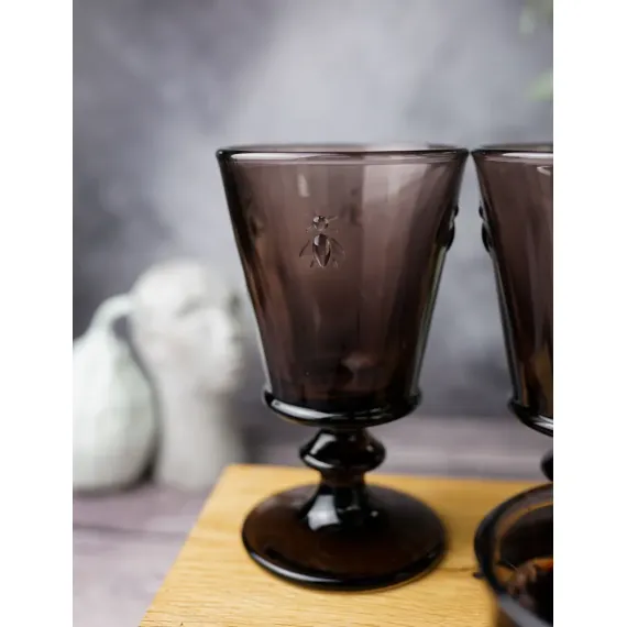 Набор из 6-ти бокалов для вина 240 мл,  h 14,1 см, d 8,5 см, серия ABEILLE AUBERGINE, La Rochere, изображение 9