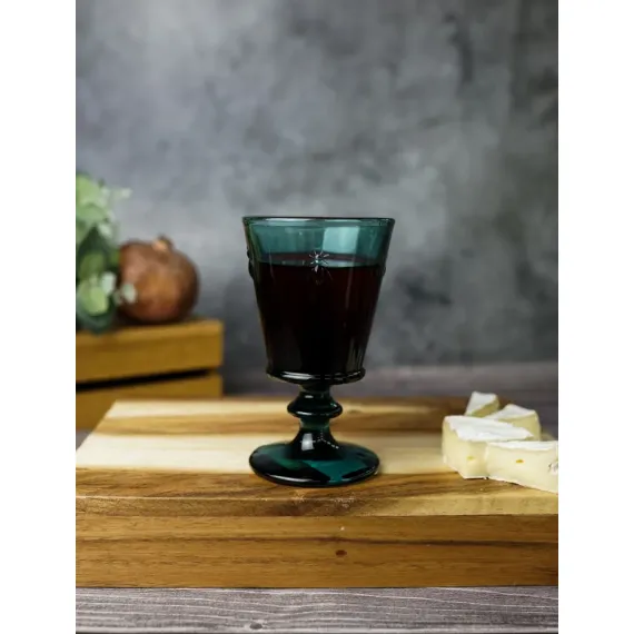 Набор из 6-ти бокалов для вина 240 мл,  h 14,1 см, d 8,5 см, серия ABEILLE EMERAUDE, La Rochere, изображение 8