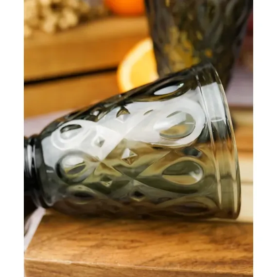 Набор из 6-ти стаканов на ножке, 200 мл, h 11,3 см, d 8 см, серия LYONNAIS anthracite, La Rochere, изображение 21