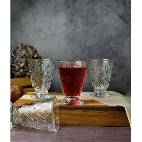 Набор из 6-ти стаканов на ножке, 200 мл, h 11,3 см, d 8 см, серия LYONNAIS, La Rochere, изображение 14