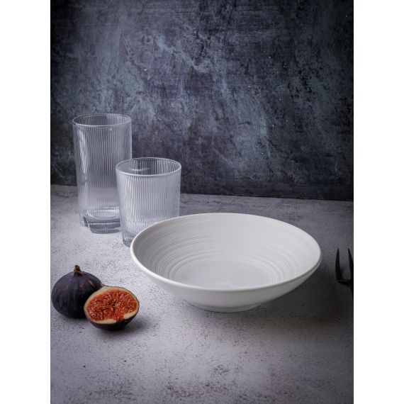 Салатник 600 мл, d 20 см, h 5,5 см, фарфор, Linea, Casa di fortuna, изображение 5