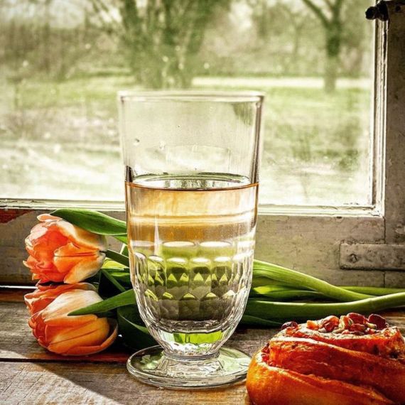 Набор из 6-ти стаканов H/B на ножке, 380 мл, d  15,3 см, d 8 см, серия ARTOIS, La Rochere, изображение 8