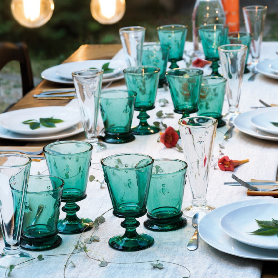 Набор из 6-ти стаканов O/F 260 мл, h 10,3 см, d 8,4 см, серия ABEILLE EMERAUDE, La Rochere, изображение 4