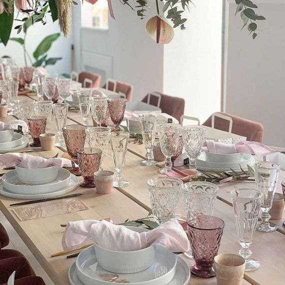 Набор из 6-ти стаканов на ножке, 200 мл, h 11,3 см, d 8 см, серия LYONNAIS, La Rochere, изображение 9