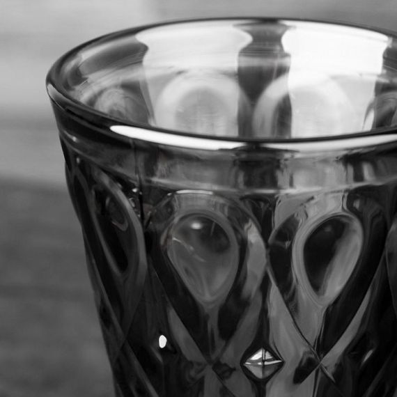 Набор из 6-ти стаканов на ножке, 200 мл, h 11,3 см, d 8 см, серия LYONNAIS anthracite, La Rochere, изображение 5