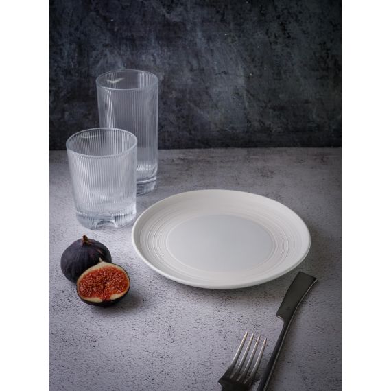 Тарелка мелкая d 19,5 см, h 2,5 см, фарфор, Linea, Casa di fortuna, изображение 7