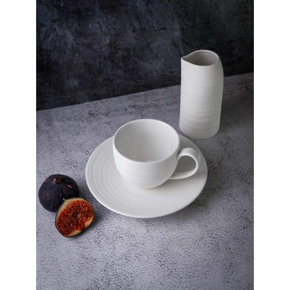 Чашка 200 мл, 11,5x8,5 см, h 7,5 см, фарфор, Linea, Casa di fortuna, изображение 4