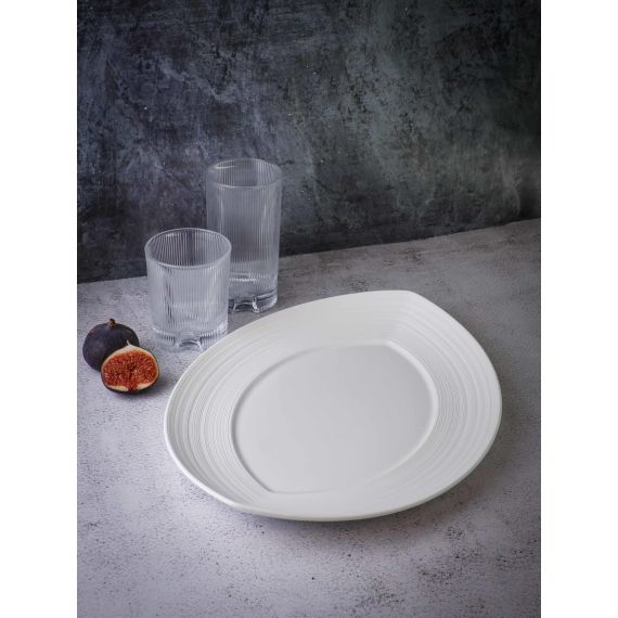 Блюдо овальное 36x28 см, h 3,5 см, фарфор, Linea, Casa di fortuna, изображение 5