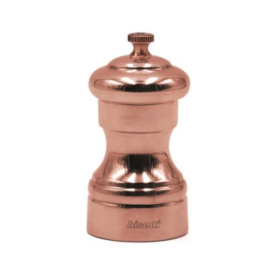 Мельница для перца h 10 см, бук/медь, серия MESSINA, Bisetti