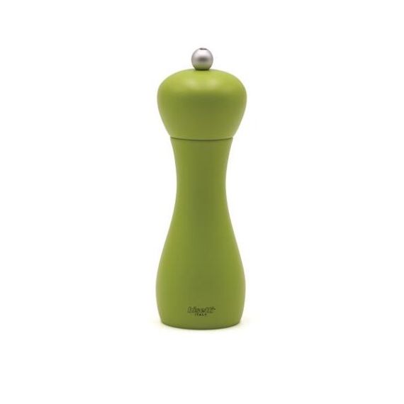 Мельница для перца h 18 см, бук, цвет салатовый, серия RIMINI, Bisetti