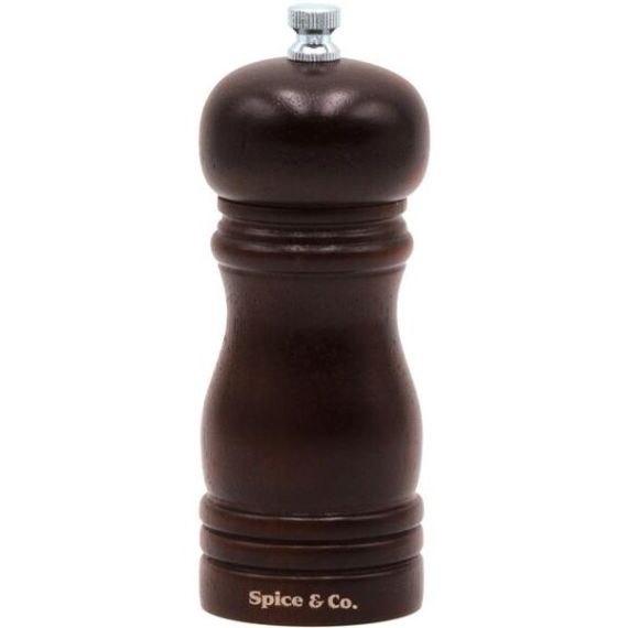 Мельница для соли и перца h 13,5 см, бук, цвет "грецкий орех", серия SPICE & CO, Bisetti