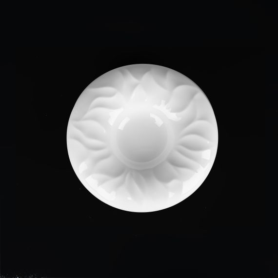 Блюдо "бублик" d 19 см, h 6 см, костяной фарфор, Origami, Casa di fortuna, изображение 4