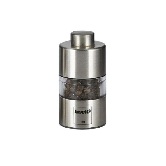 Мельница для перца h 6,5 см, акрил, нерж. сталь, прозрачная, серия ORTA MINI, Bisetti
