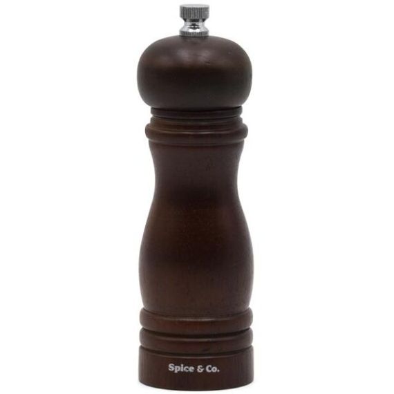 Мельница для соли и перца h 17 см, бук, цвет "грецкий орех", серия SPICE & CO, Bisetti