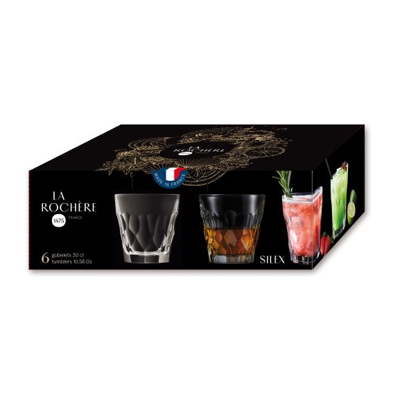 Набор из 6-ти низких стаканов 300 мл, серия SILEX, La Rochere, изображение 6