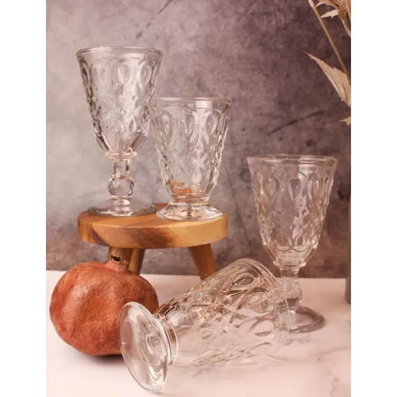 Набор из 2-х стаканов на ножке 200 мл (арт 626501) и 2-х бокалов 230 мл (арт 631701), серия LYONNAIS, La Rochere, изображение 25