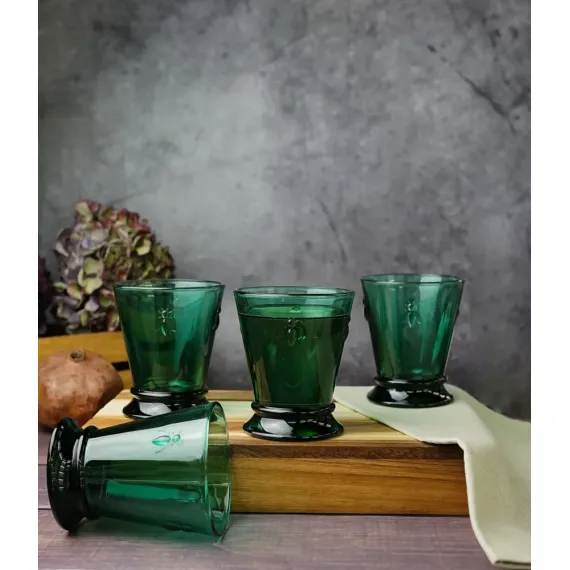 Набор из 4-х стаканов O/F 260 мл, h 10,3 см, d 8,4 см, серия ABEILLE EMERAUDE, La Rochere, изображение 13